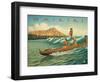 Waikiki-Kerne Erickson-Framed Art Print