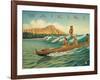 Waikiki-Kerne Erickson-Framed Art Print