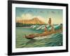 Waikiki-Kerne Erickson-Framed Art Print