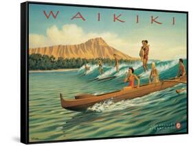 Waikiki-Kerne Erickson-Framed Stretched Canvas