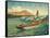 Waikiki-Kerne Erickson-Framed Stretched Canvas