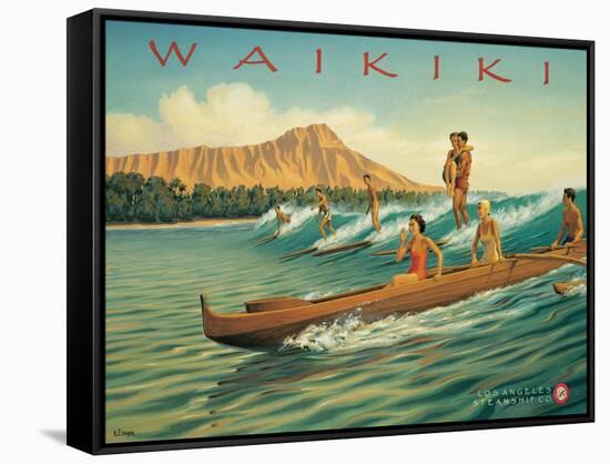 Waikiki-Kerne Erickson-Framed Stretched Canvas