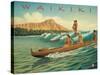 Waikiki-Kerne Erickson-Stretched Canvas