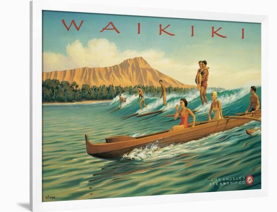 Waikiki-Kerne Erickson-Framed Art Print