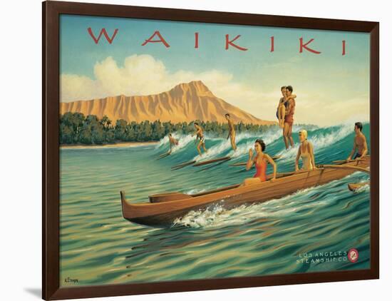 Waikiki-Kerne Erickson-Framed Art Print