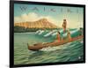 Waikiki-Kerne Erickson-Framed Art Print