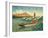 Waikiki-Kerne Erickson-Framed Art Print