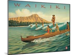 Waikiki-Kerne Erickson-Mounted Art Print