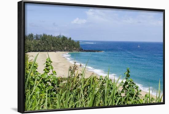 Waikoko Beach, Kauai, Hawaii, United States of America, Pacific-Michael DeFreitas-Framed Photographic Print