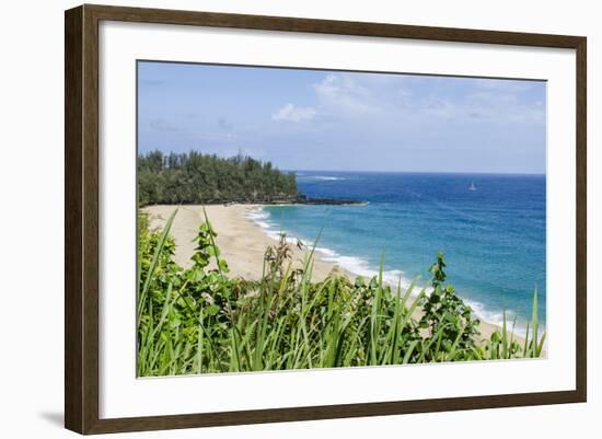 Waikoko Beach, Kauai, Hawaii, United States of America, Pacific-Michael DeFreitas-Framed Photographic Print