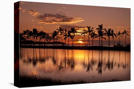 Waikoloa Sunset at Anaeho'omalu Bay-NT Photography-Stretched Canvas