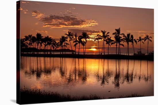 Waikoloa Sunset at Anaeho'omalu Bay-NT Photography-Stretched Canvas