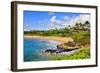 Wailea Beach at the Four Seasons Hotel, Wailea, Island of Maui, Hawaii, USA-null-Framed Art Print