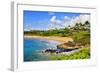Wailea Beach at the Four Seasons Hotel, Wailea, Island of Maui, Hawaii, USA-null-Framed Art Print