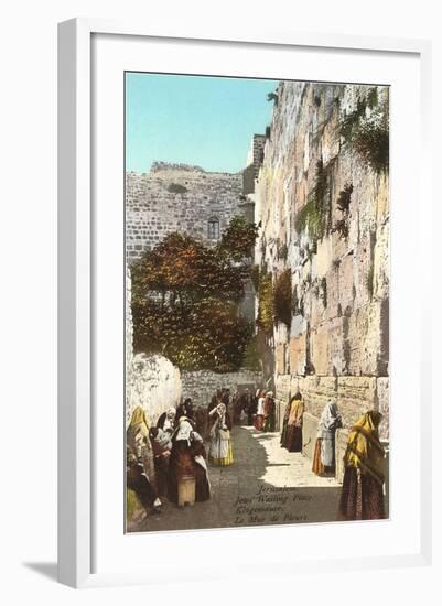 Wailing Wall, Jerusalem-null-Framed Art Print