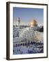 Wailing Wall, Western Wall and Dome of the Rock Mosque, Jerusalem, Israel-Michele Falzone-Framed Photographic Print