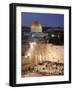 Wailing Wall, Western Wall and Dome of the Rock Mosque, Jerusalem, Israel-Michele Falzone-Framed Photographic Print