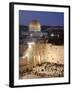 Wailing Wall, Western Wall and Dome of the Rock Mosque, Jerusalem, Israel-Michele Falzone-Framed Photographic Print