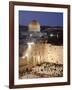 Wailing Wall, Western Wall and Dome of the Rock Mosque, Jerusalem, Israel-Michele Falzone-Framed Photographic Print