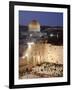 Wailing Wall, Western Wall and Dome of the Rock Mosque, Jerusalem, Israel-Michele Falzone-Framed Photographic Print