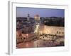 Wailing Wall, Western Wall and Dome of the Rock Mosque, Jerusalem, Israel-Michele Falzone-Framed Photographic Print