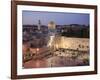 Wailing Wall, Western Wall and Dome of the Rock Mosque, Jerusalem, Israel-Michele Falzone-Framed Photographic Print