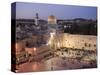 Wailing Wall, Western Wall and Dome of the Rock Mosque, Jerusalem, Israel-Michele Falzone-Stretched Canvas