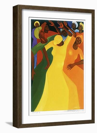 Wailing-Bernard Stanley Hoyes-Framed Art Print