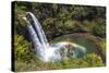 Wailua Falls and Scenery on the Hawaiian Island of Kauai-Andrew Shoemaker-Stretched Canvas