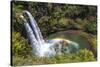 Wailua Falls and Scenery on the Hawaiian Island of Kauai-Andrew Shoemaker-Stretched Canvas