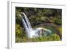 Wailua Falls and Scenery on the Hawaiian Island of Kauai-Andrew Shoemaker-Framed Photographic Print