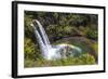 Wailua Falls and Scenery on the Hawaiian Island of Kauai-Andrew Shoemaker-Framed Photographic Print