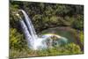 Wailua Falls and Scenery on the Hawaiian Island of Kauai-Andrew Shoemaker-Mounted Photographic Print