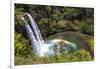 Wailua Falls and Scenery on the Hawaiian Island of Kauai-Andrew Shoemaker-Framed Photographic Print