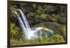 Wailua Falls and Scenery on the Hawaiian Island of Kauai-Andrew Shoemaker-Framed Photographic Print