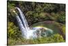 Wailua Falls and Scenery on the Hawaiian Island of Kauai-Andrew Shoemaker-Stretched Canvas