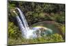 Wailua Falls and Scenery on the Hawaiian Island of Kauai-Andrew Shoemaker-Mounted Premium Photographic Print