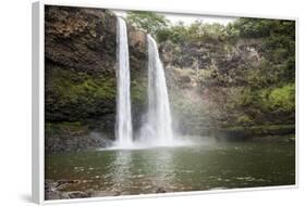 Wailua Falls, Kauai, Hawaii, United States of America, Pacific-Michael DeFreitas-Framed Photographic Print