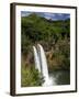 Wailua Falls, Kauai, Hawaii, USA-David R. Frazier-Framed Photographic Print