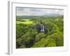 Wailua Falls on the Wailua River, Kauai, Hawaii.-Ethan Welty-Framed Photographic Print