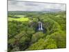 Wailua Falls on the Wailua River, Kauai, Hawaii.-Ethan Welty-Mounted Photographic Print