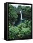 Wailuku River's Rainbow Falls-James Randklev-Framed Stretched Canvas