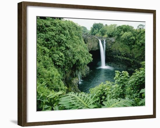 Wailuku River's Rainbow Falls-James Randklev-Framed Photographic Print