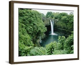 Wailuku River's Rainbow Falls-James Randklev-Framed Photographic Print