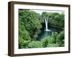 Wailuku River's Rainbow Falls-James Randklev-Framed Photographic Print