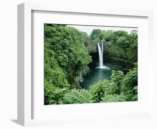 Wailuku River's Rainbow Falls-James Randklev-Framed Photographic Print