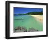 Waimea Bay Beach Park, a Popular Surfing Spot on Oahu's North Shore, Oahu, Hawaii, USA-Robert Francis-Framed Photographic Print