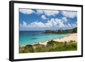 Waimea Bay, North Shore Oahu, Hawaii, United States of America, Pacific-Michael-Framed Photographic Print