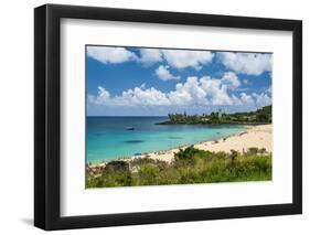 Waimea Bay, North Shore Oahu, Hawaii, United States of America, Pacific-Michael-Framed Photographic Print