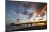 Waimea Bay State Pier at sunset, Waimea, Kauai Island, Hawaii, USA-Christian Kober-Mounted Photographic Print